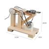 Generator de Lemn DIY Creativ cu Manivelă Model pentru Copii Distracție Fizică STEAM Experiment Științific Educațional Kit Jucărie de Învățare Școlară