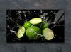 SZKLANA DESKA DO KROJENIA 52x30 LIMONKA