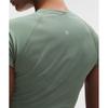 Lululemon Swiftly Tech Cropped Short Sleeve Shirt 2.0 Willow Leaf Willow Leaf