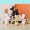 Escultura Moderna Minimalista de Perro Globo de Resina para Decoración de Escritorio de Oficina en Casa Regalo