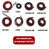 BEVO Door Rubber Seal Soundproof Weather Strip Trim Wind Noise Reduction Kit Accessories for Tesla Model Y S X Model 3 Highland