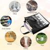 Piano Keys Handbag Small Piano Music Printed Bag Reusable Tote Bag Shoulder Shopping Bag Book File Storage Pouch Durable