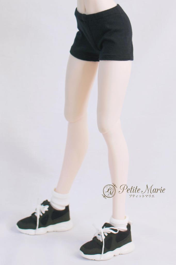 [Petite Marie] 13 DD Compatible 1-Minute Length Leggings Black Tights Fitness Pants Leggings Daily Pants Casual Pants 60cm Doll BJD Doll Clothes