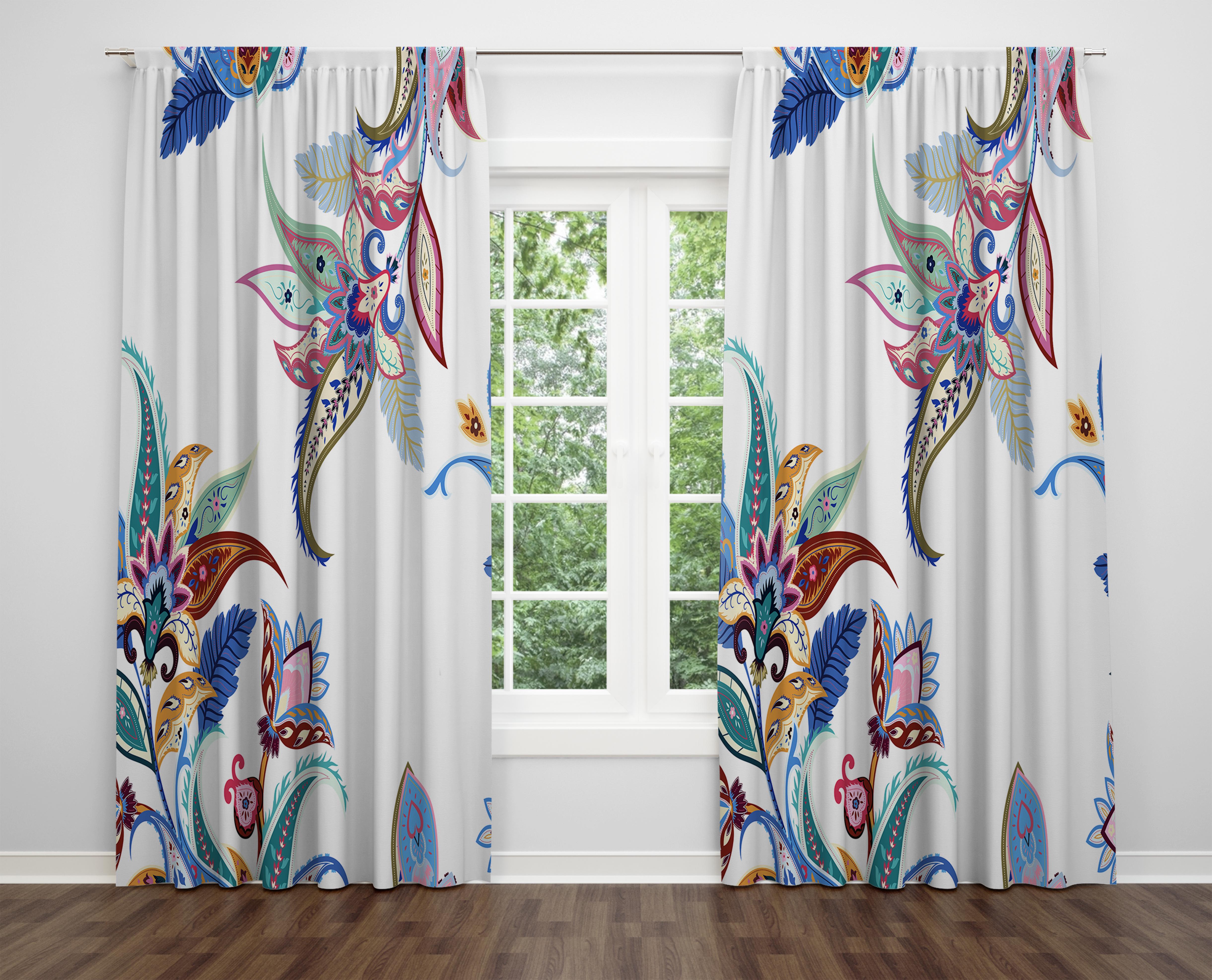 

Декоративний дизайн, високоякісна бавовняна тканина, ви можете вибрати одну або подвійну фіранку з крила 1 piece різнокольоровий