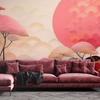 Wallpaper Asian Pink Landscape