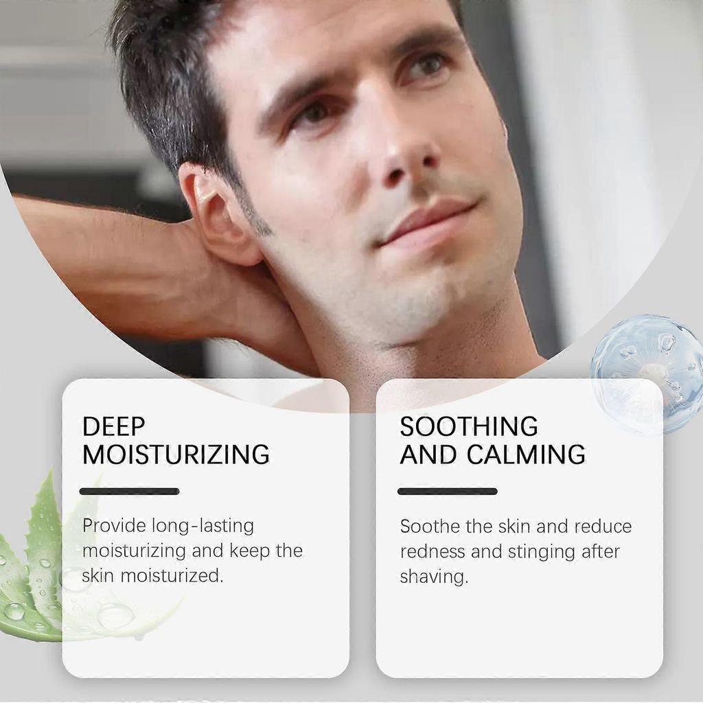 Aftershave Spray for Men's Facial Hair, Gentle Cleansing, Nourishing, Moisturizing and Refreshing Essence Spray