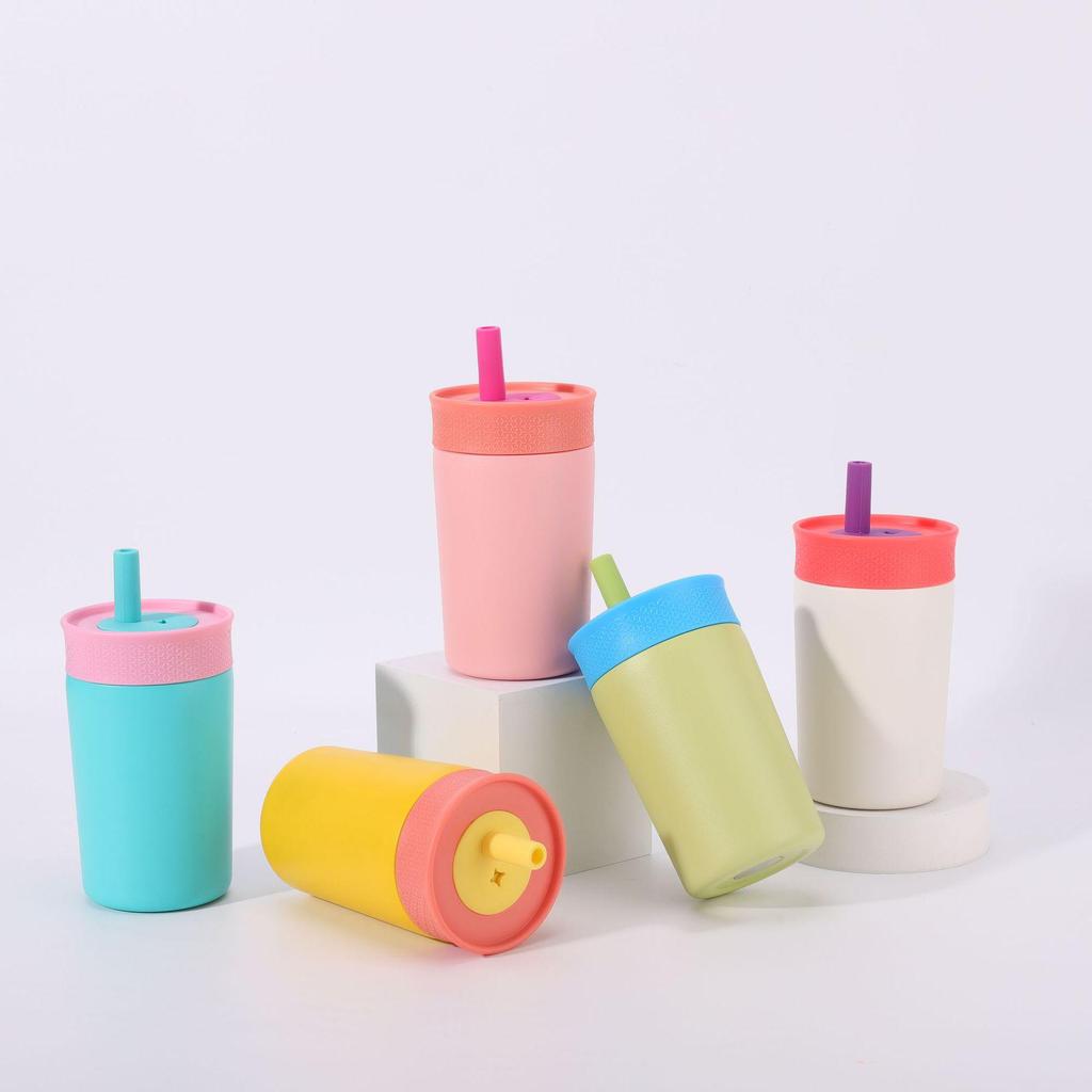 High-Value Children's 12oz Insulated Straw Cup - Cute, Small, and Portable Design