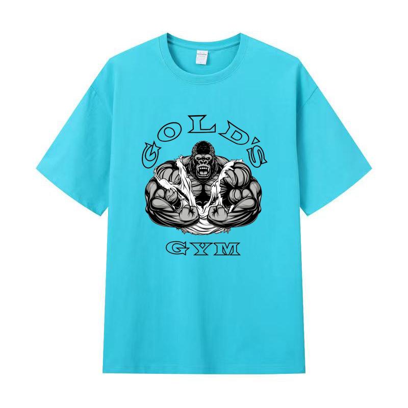 Tricou de vară pentru bărbați Tricou imprimat cu mâneci scurte din bumbac de înaltă calitate Tricou pentru femei Cămașă sport la modă Top de jogging casual