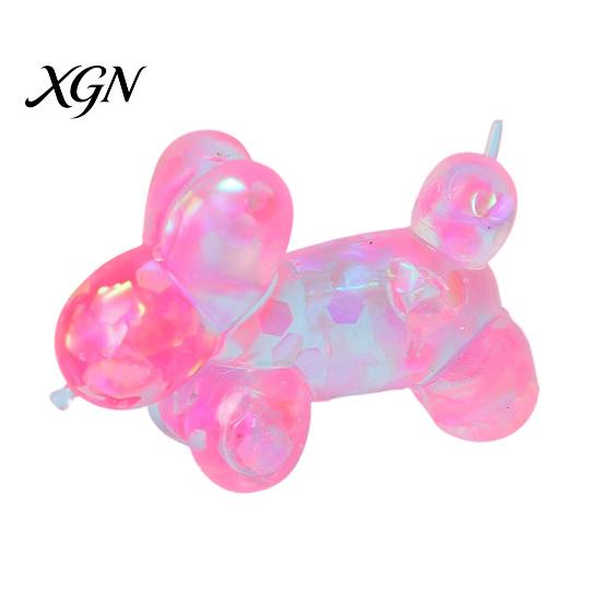 Soft Rubber Toy Squeeze Silicone Balloon Dog Shape Stress Relief Non-toxic Slow Rebound Portable Fidget for Kids And