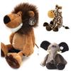 Halloween Leone Elefante Giraffa Tigre Peluche Animali della Giungla Per il Gioco dei Bambini