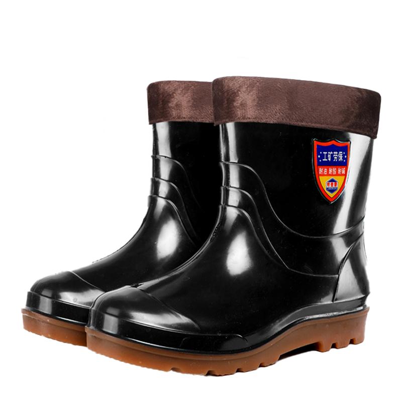 100% Waterproof Wet Weather Protection Slip Resistance Neoprene Fishing Boot Rain Boots for Men