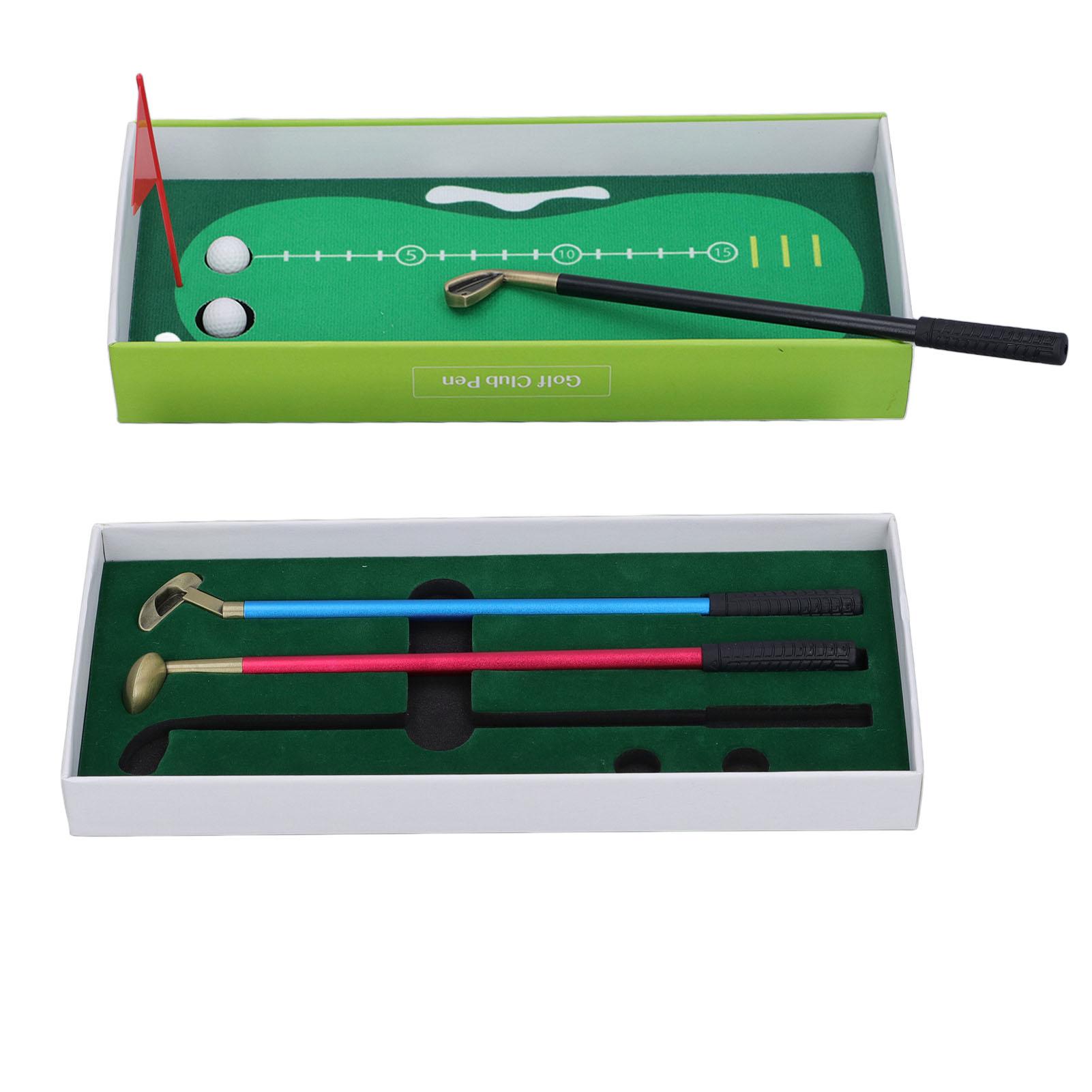 

Набор шариковых ручек Club Mini Настольная ручка Club с флагом для паттинг-грина 3 ручки-клюшки 2 мяча