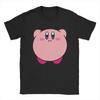 Kirbys T-shirt Giapponesi Retrò Uomo Donna Nostalgia Infanzia ACT Gioco Fantastico T-shirt in Puro Cotone Maglietta Girocollo Abbigliamento