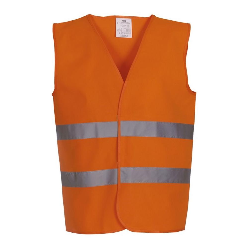 Yoko Unisex Adult 2 Band Reflective Tape Waistcoat