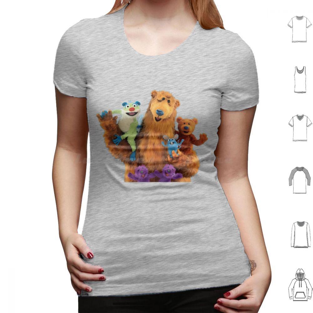 Bear And Friends T Shirt  Cotton Cool Tee Bear In The Big Blue House Bear Nella Grande Blu Bear En La Gran Azul 90 Cartoon