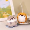 Cute Round Ball Little Sea Sloth Hanging Plush Toy Fox Bag Decoration Chain Key