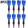1-8Pcs Car Refueling Funnel, Gasoline Folding Engine Oil Funnel Tool, Plastic Funnel, Car Motorcycle Refueling Tool, Auto Parts