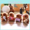 Plush Capybara Keychain With Music Design For Kids And Teens