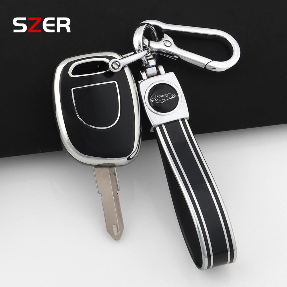 Miękkie Etui Pokrowiec na Kluczyk Samochodowy TPU Do Renault Twingo Clio Kangoo Master Bez Chipa Bez Wycięcia Ne73 Vac102 Chroniona Muszla Brelok