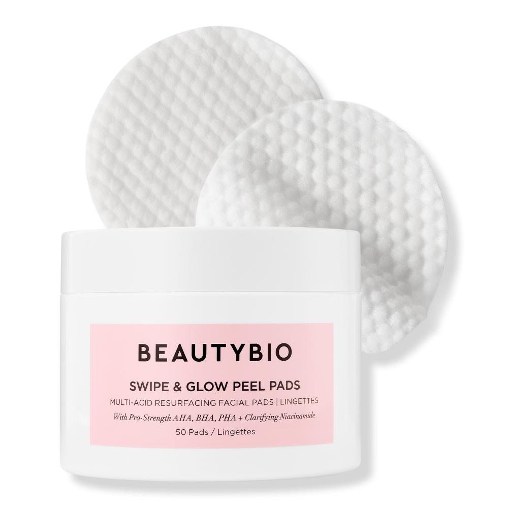 

BeautyBio Swipe Glow Peel Pads с AHA BHA PHA + ниацинамидом 50 карат