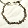 Natural Healing Stones Gravel Beads Short Necklace Female Jewelry Gravel Choker Necklace Holiday Party Necklace for Girl