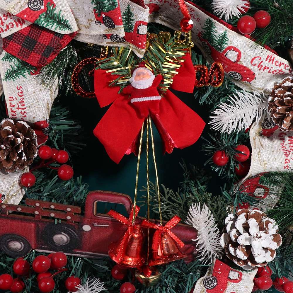 Santa Claus Christmas Tree Pendant Decorative Santa Claus Ornament  Windows