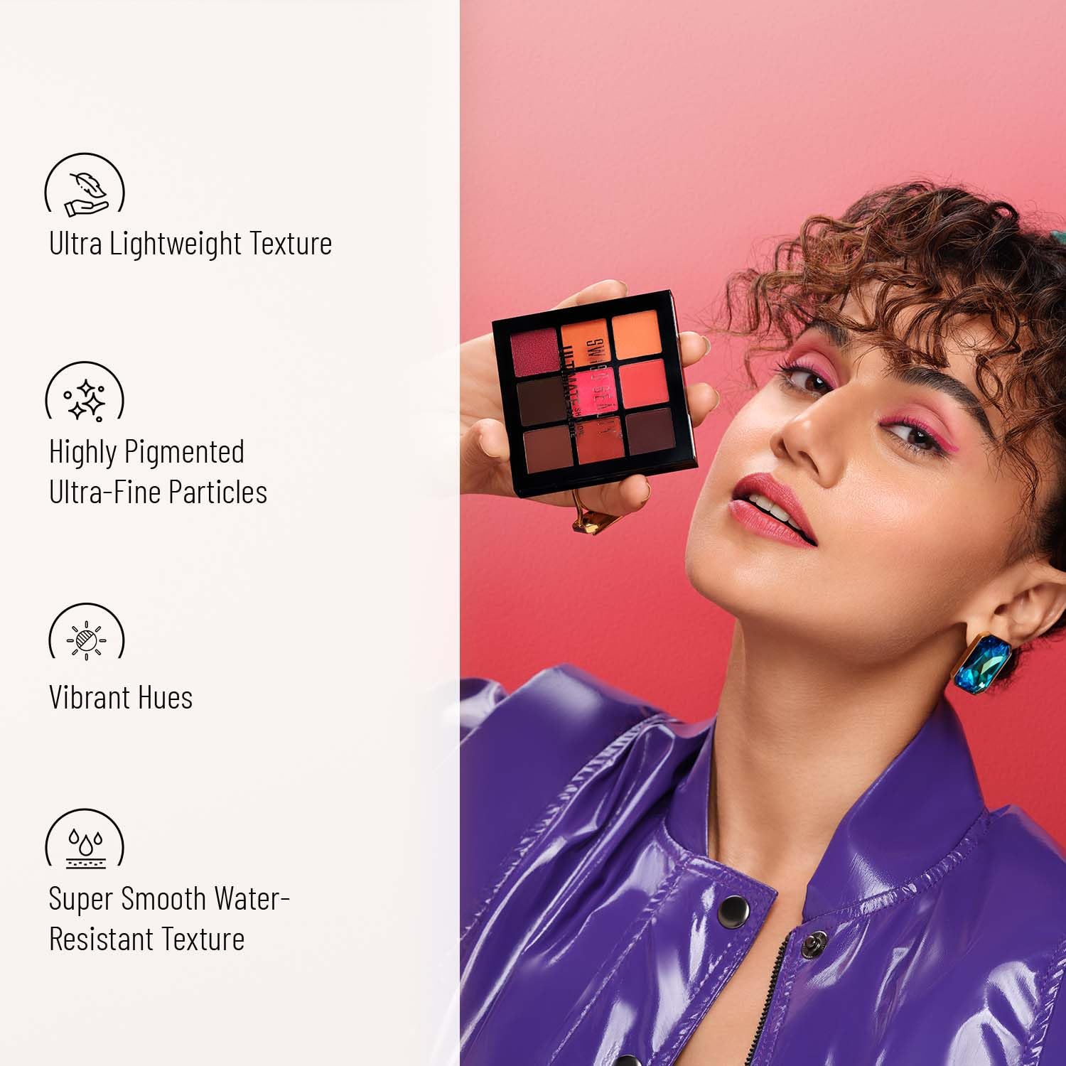 Ultimate 9 пигментированных цветов палитры теней для век | Стойкая и легко — фото 12