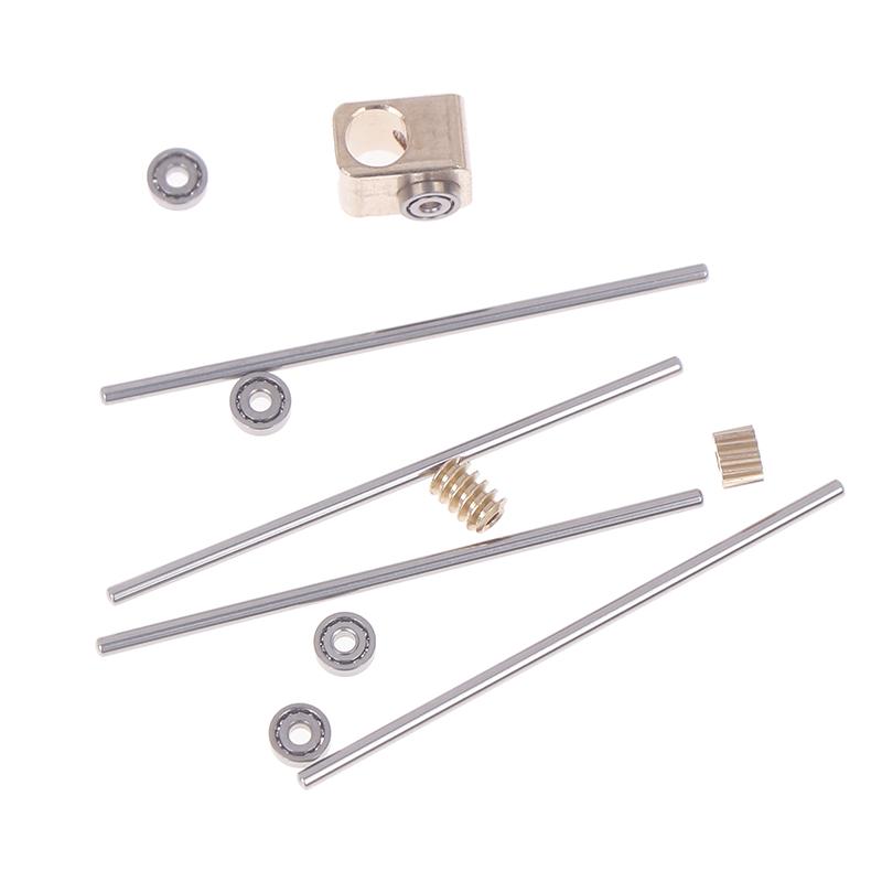 0.2M Turbine Worm Gear Micro 90° Transmission Box 12-Times Reduction Mechanism Gearbox Diy Car Model