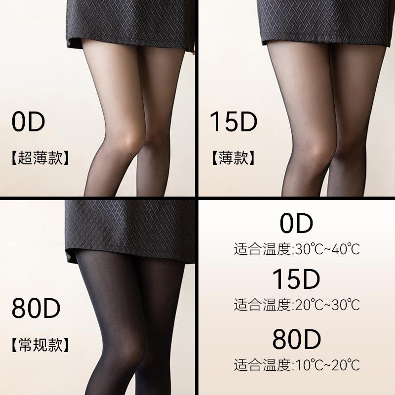 Ultra-thin Black Pantyhose for Women, Anti-snag, Durable, High-transparency, Sexy Black Stockings, Non-slip Leggings