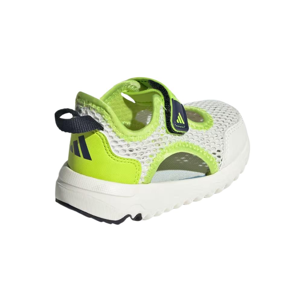 Adidas Summerplex Fashion Comfortable Trendy Minimalist Breathable Low-Top Walking Shoes Baby Shoes White Green IH1011