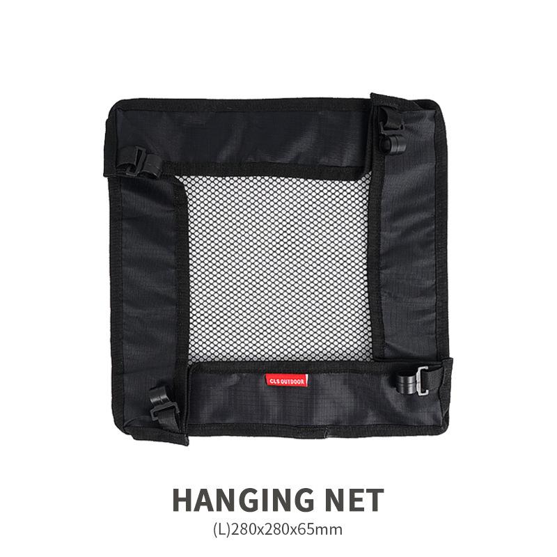 Outdoor Folding Picnic Table with Hanging Storage Net and Bag