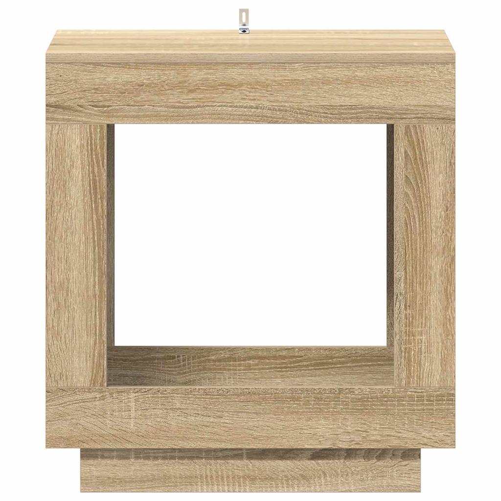 Side Table Sonoma Oak 60 x 40 x 65 cm Particleboard