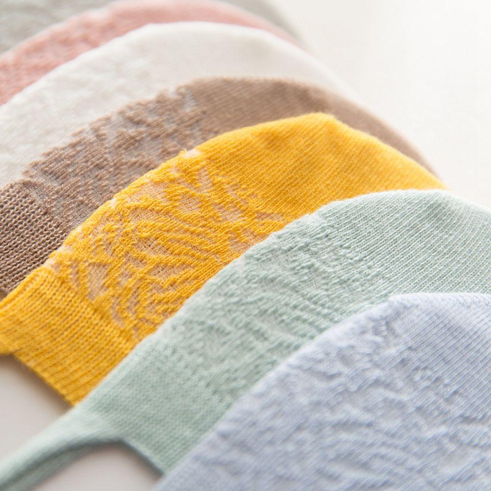 Candy Color Low Cut Casual Ankle Hosiery Cotton Breathable Invisible Boat Socks