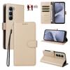 For Infinix Hot 60 Pro 4G Case RFID Blocking 3 Card Slots PU Leather Phone Cover with Wrist Strap
