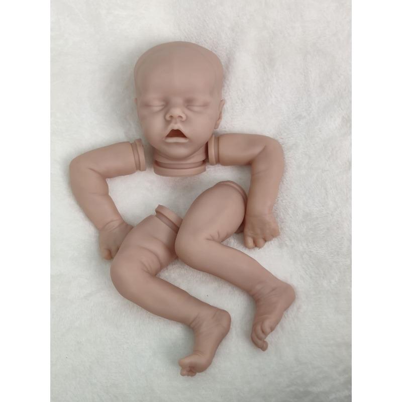 17inch Reborn Baby Doll Kits Twin A/B Lifelike Vinyl Silicone Unpainted Unfinished Blank Parts LOL Christmas Gift Dolls For Kids