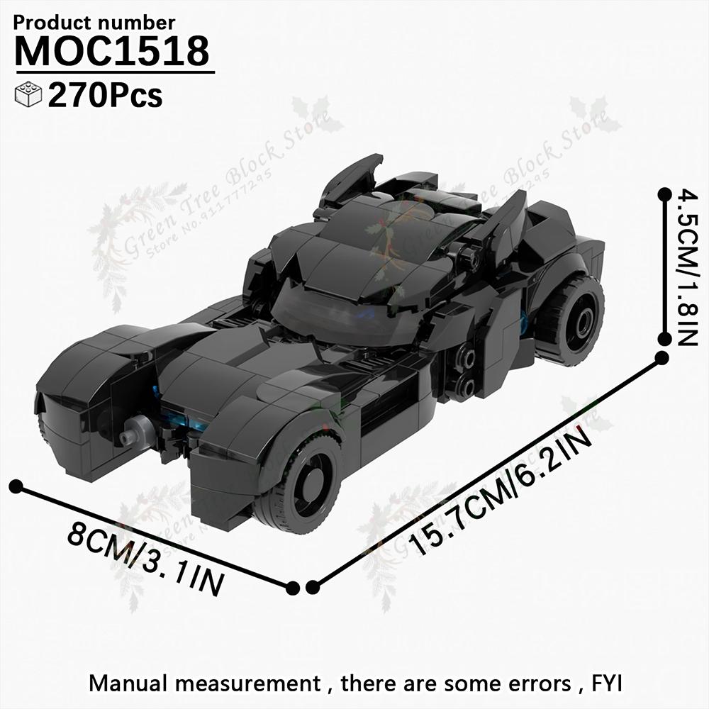 Super Movie MOC Bat Heros Motorcycle Mecha Fighter Jet Base Creative Adult Building Block Set Model Assemby Bricks Toy Kid Gifts