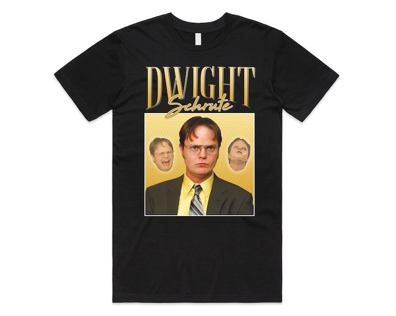 Dwight Schrute T-Shirt Tee Top Michael Scott Vintage 90er Retro