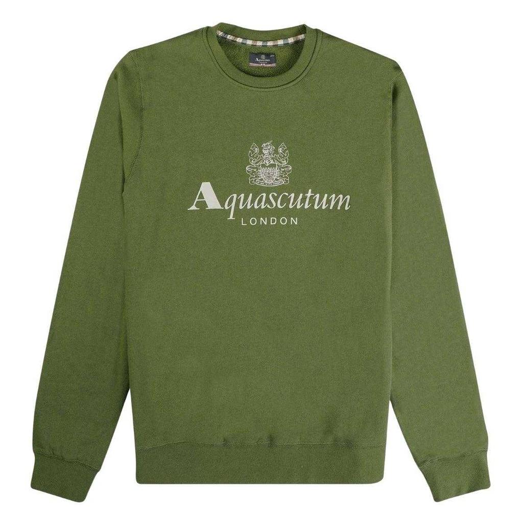 Aquascutum Mens Active Big Logo Sweatshirt