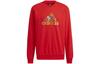CNY Sweatshirts Men's Red Crew Neck Moderate Regular HI3289