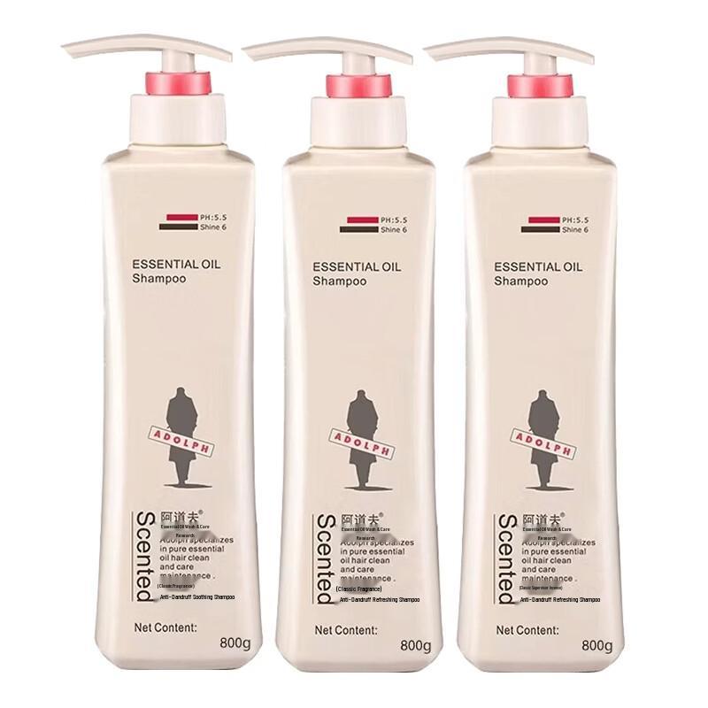 

Adolph Anti-Dandruff & Refreshing Shampoo 3-Pack