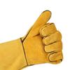 Cowhide Welding Gloves Double Layer Heat Resistant Anti Scald Wear Resistant Labor Protection Work Safety Gloves