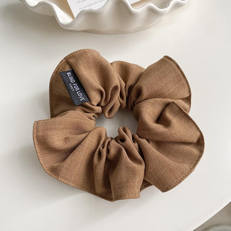 

Корейские модные аксессуары для волос: Высокая текстура квадратный шарф-резинка для волос для низких хвостиков