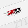 Auto Metall Für Chevrolet Z71 4X4 Kühlergrill Logo Silverado Sierra Tahoe Suburban 1500 Chevy Camaro Aveo Trax Auto Abzeichen Kofferraum Aufkleber