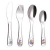 Children's Cutlery - Exzact - 4 Pieces - Stainless Steel - Dishwasher Safe - Sea Creatures