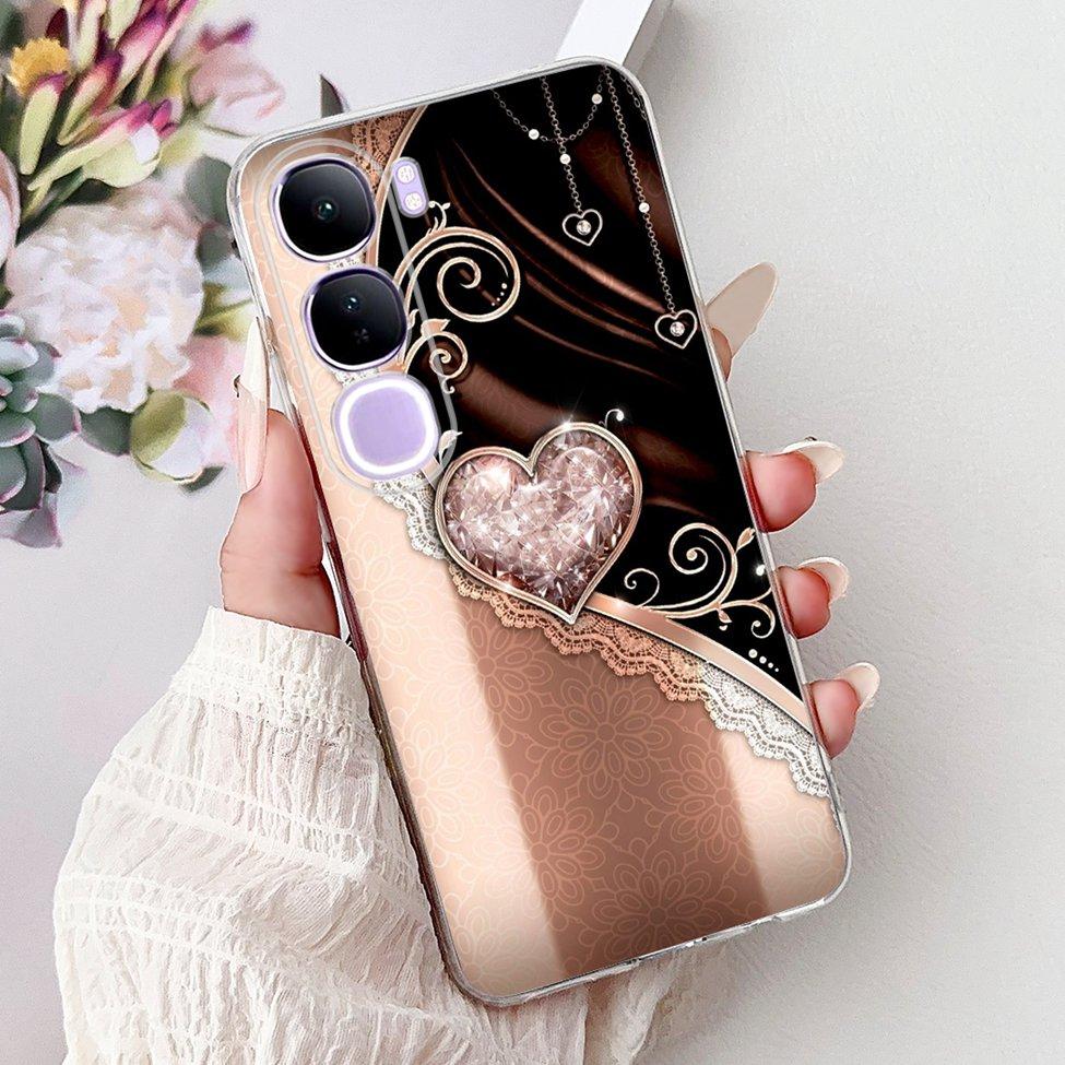 Clear For Vivo V40 Lite IDN Case 4G 5G Cute Cartoon Cool Luxury Funny Boys Girls Phone Case For vivo V40 Lite 5G IDN Back Cover