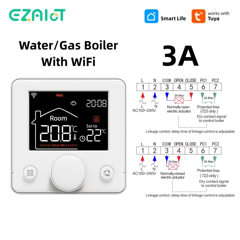 EZAIOT tuya smart home thermostat water electric floor heating gas boiler WiFi temperature remote controller with google alexa Fuel Injectors 6