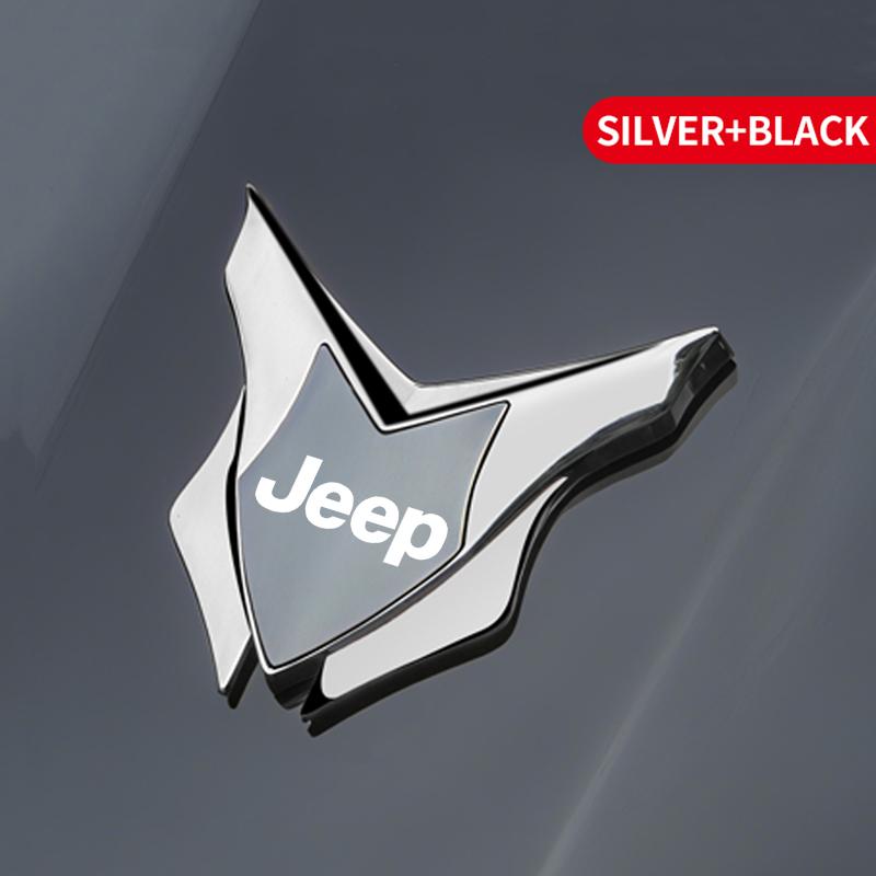 Car Metal Shield Emblem Car Side Fender Body Trunk Badge Sticker For Jeep Renegade Wrangler Cherokee Compass Patriot Accessories