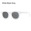 Popular Jelly Green Sun Glasses UV400 INS Style Eyeglasses Retro Punk Shades  for Women & Men