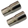 S-NET SN-305-MJ Motorcycle Bike Muffler Silencer Exhaust Conversion Pipe Adapter Joint SUS Stainless Steel One-Off Production SN-305-MJ (45-51 X 2)