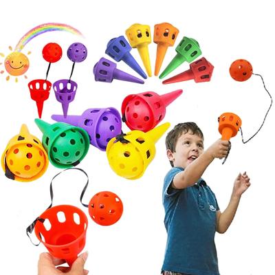 Outdoor Throwing & Catching Toy Set Sensory Integration Game Hand Eye Coordination Training